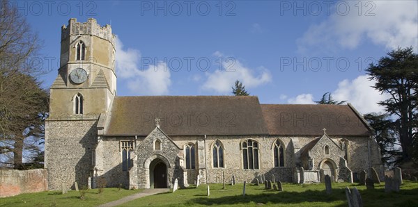 Parish church of All Saints, Easton, Suffolk, England, UK