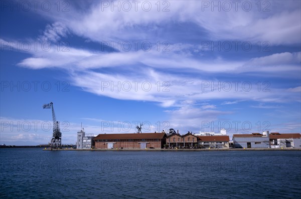 Old or Historic Harbour, Thessaloniki, Thermaic Gulf, Macedonia, Greece, Europe