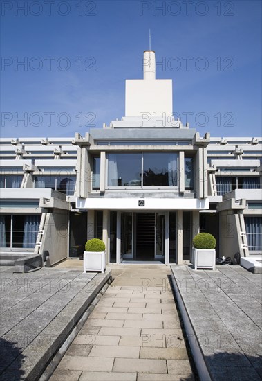 New Court building in Christ's College, University of Cambridge, architect Sir Denys Lasdun built 1966-70, Cambridge, England, United Kingdom, Europe