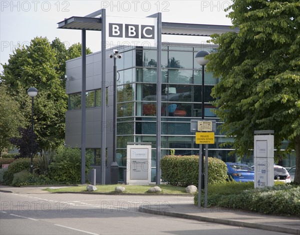 BBC broadcasting studios building, Cambridge Business Park, Cambridge, England, United Kingdom, Europe