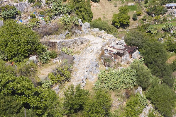 Landscape in Sierra de Grazalema natural park, Cadiz province, Spain, Europe