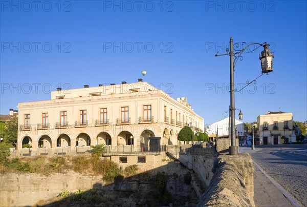 National Tourism Parador hotel Ronda, Plaza de Espana, Malaga province, Spain, Europe