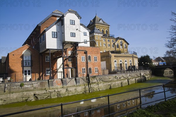 The Mill conversion development of hotel and apartments from industrial building, Colchester, Essex, England, United Kingdom, Europe