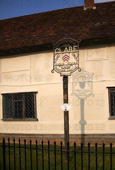 Grade One fifteenth century historic Great House at Clare, Suffolk, England, United Kingdom, Europe