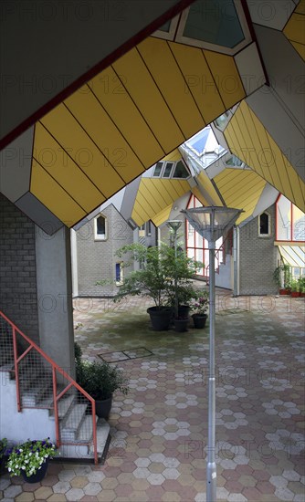 Kubuswoning Cube Houses, Blaak, Rotterdam, Netherlands architect Piet Blom