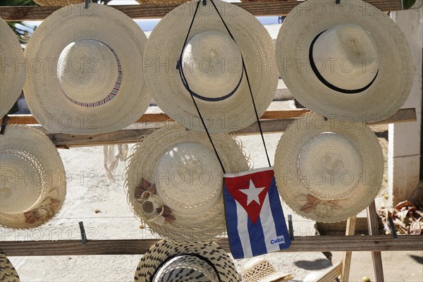 Hats, Souvenirs, Souvenirs, Trinidad, Cuba, Greater Antilles, Caribbean, Central America, America, Central America