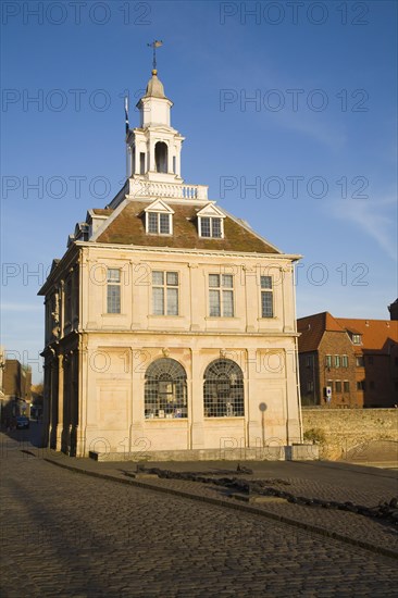 Seventeenth century Custom House building at King's Lynn, Norfolk, England, United Kingdom, Europe