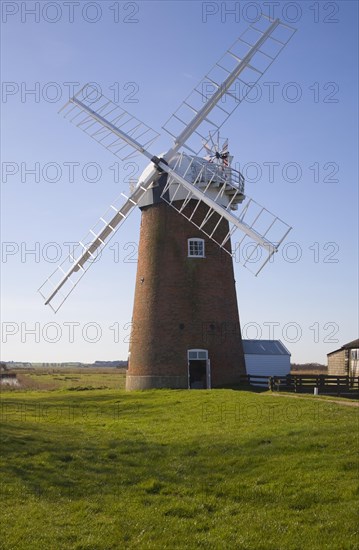 Horsey drainage mill windmill, Norfolk, England, United Kingdom, Europe