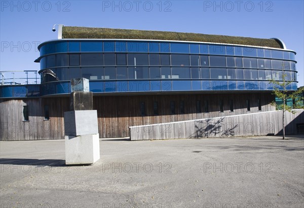 Modern architecture buildings Tremough campus, University College Falmouth, Cornwall, England, United Kingdom, Europe