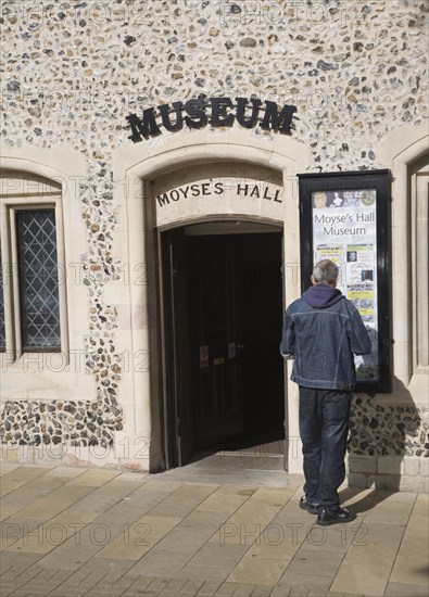 Moyse's Hall museum, Bury St Edmunds, Suffolk, England, United Kingdom, Europe