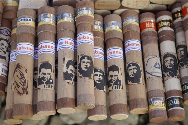 Cuban cigars in a cigar shop, Havana, Cuba, Central America