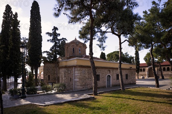 Vlatades Monastery Church, also known as Vlatodon Holy Monastery, Thessaloniki, Macedonia, Greece, Europe