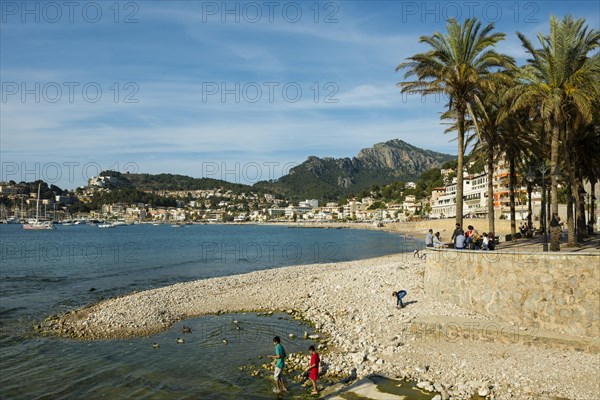 Promenade, Port de Soller, Majorca, Majorca, Balearic Islands, Spain, Europe