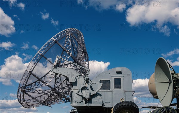 Old radar installation at the former Berlin-Gatow airport, Berlin, Germany, Europe