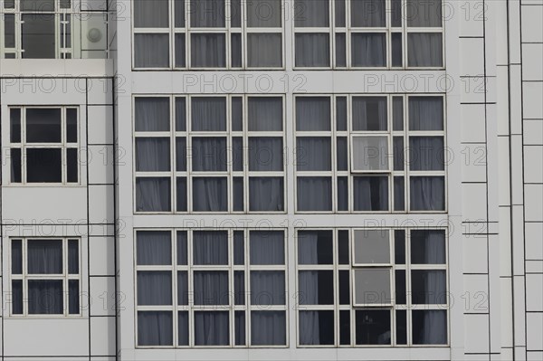 Office block skyscraper building close up of window details, City of London, England, United Kingdom, Europe
