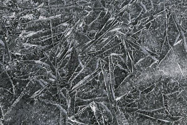 Winter, ice structure, Saint Lawrence River, Province of Quebec, Canada, North America