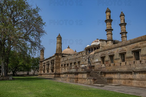 Jami mosque, Unesco site Champaner-Pavagadh Archaeological Park, Gujarat, India, Asia