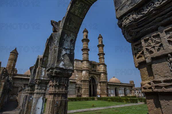 Jami mosque, Unesco site Champaner-Pavagadh Archaeological Park, Gujarat, India, Asia