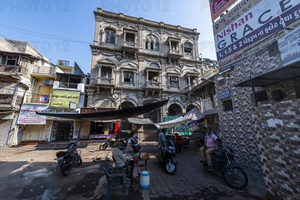 Old town of the Unesco site, Ahmedabad, Gujarat, India, Asia