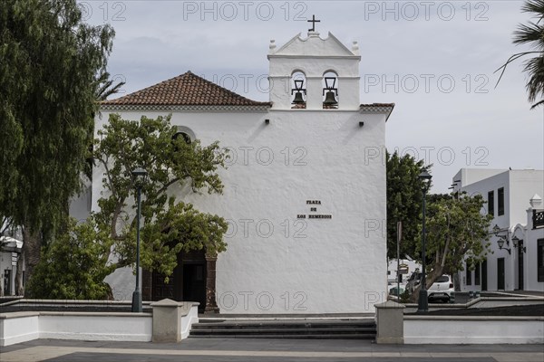 Church in Yaiza, Lanzarote, Canary Islands, Spain, Europe
