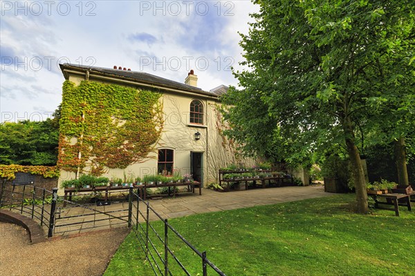 Down House, former home of the British naturalist Charles Darwin, museum, Downe, Kent, England, Great Britain