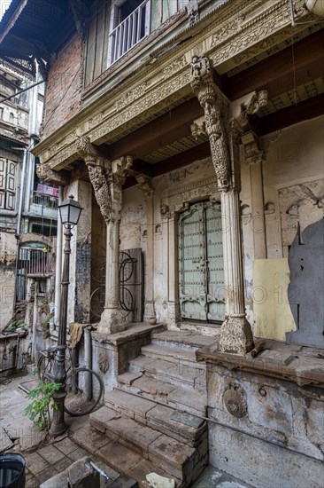 Old town of the Unesco site, Ahmedabad, Gujarat, India, Asia