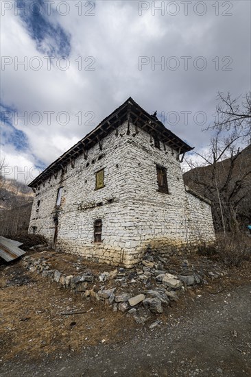 Vishnu temple, Mutinath valley, Kingdom of Mustang, Nepal, Asia