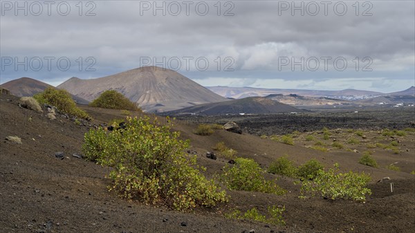 Caldera Colorada, Parque Natural de Los Volcanes, Masdache, Lanzarote, Canary Islands, Spain, Europe