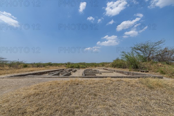 Lothal southernmost site of the ancient Indus Valley civilisation, Gujarat, India, Asia