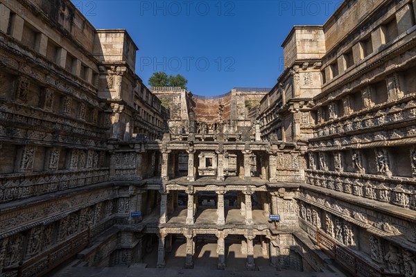 Unesco site, Rani Ki Vav, The Queen's Stepwell, Patan, Gujarat, India, Asia