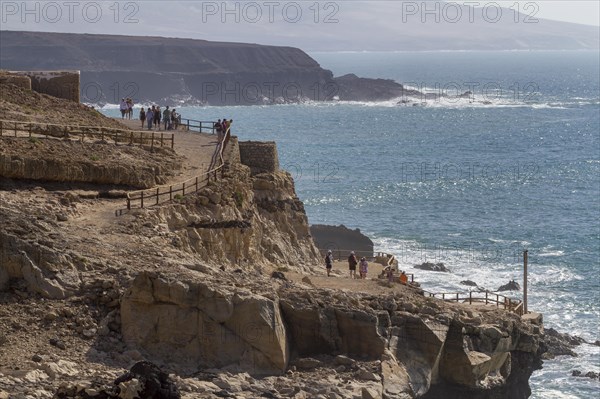 Path to the caves of Ajuy, Cuevas de Ajuy, Fuerteventura, Canary Island, Spain, Europe