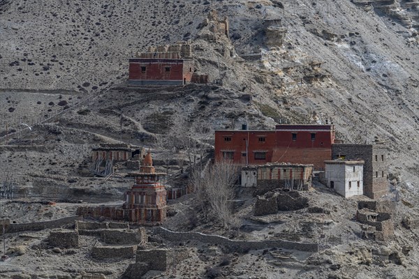 Ghiling Gompa, Kingdom of Mustang, Nepal, Asia