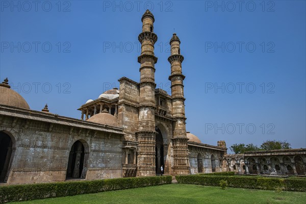 Jami mosque, Unesco site Champaner-Pavagadh Archaeological Park, Gujarat, India, Asia