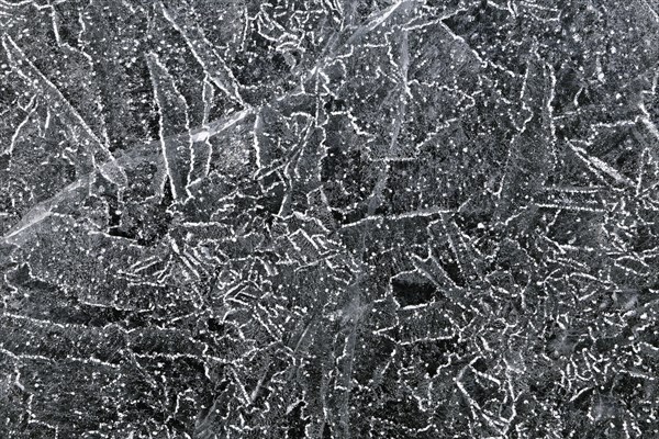 Winter, ice structure, Saint Lawrence River, Province of Quebec, Canada, North America