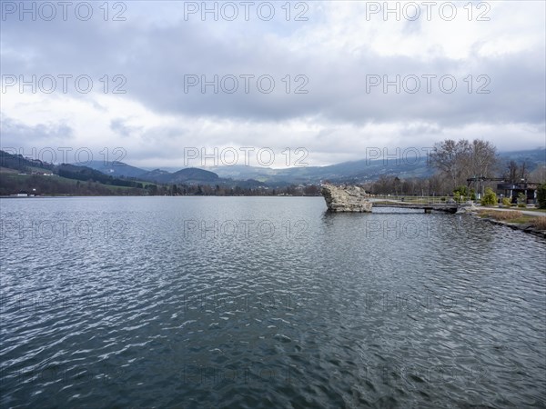 Cloudy sky, Stubenbergsee, Stubenberg am See, Styria, Austria, Europe