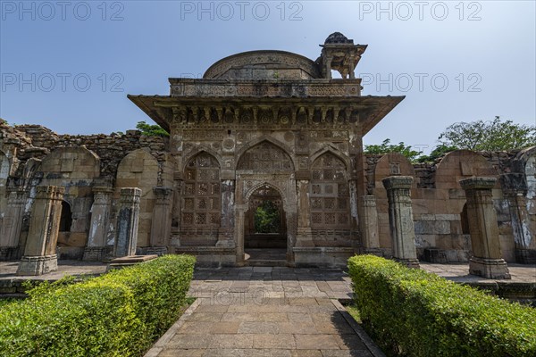 Jami mosque, Unesco site Champaner-Pavagadh Archaeological Park, Gujarat, India, Asia