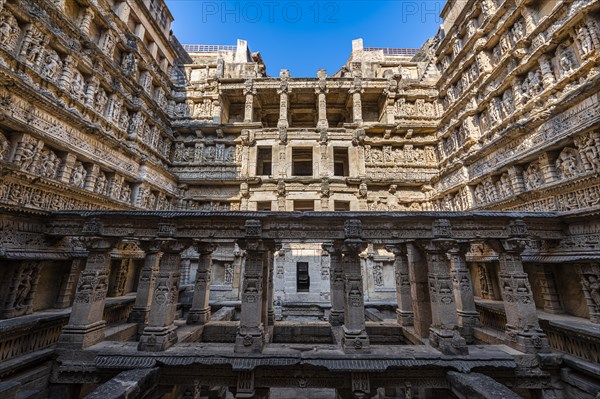 Unesco site, Rani Ki Vav, The Queen's Stepwell, Patan, Gujarat, India, Asia