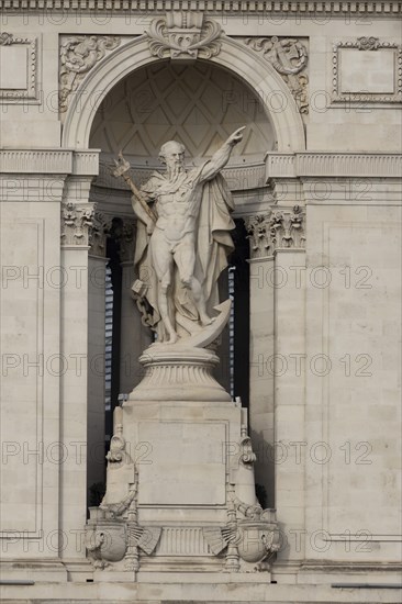 Statue of Father Thames, Trinity Square, City of London, England, United Kingdom, Europe