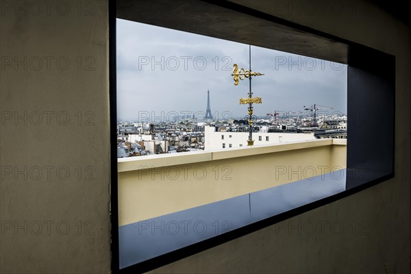 View from Galeries Lafayette department stores', Paris, Ile-de-France, France, Europe