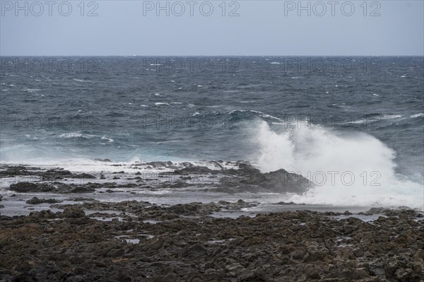 Surf at Playa de Orzola, Lanzarote, Canary Islands, Spain, Europe