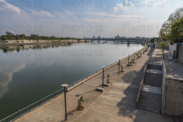 Sabamati riverfront, Unesco site, Ahmedabad, Gujarat, India, Asia