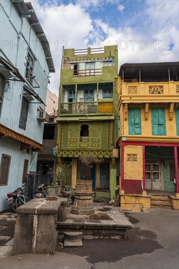 Old town of the Unesco site, Ahmedabad, Gujarat, India, Asia