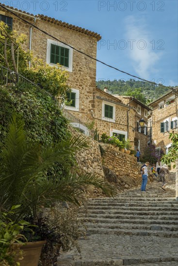 Fornalutx, Soller, Serra de Tramuntana, Majorca, Majorca, Balearic Islands, Spain, Europe