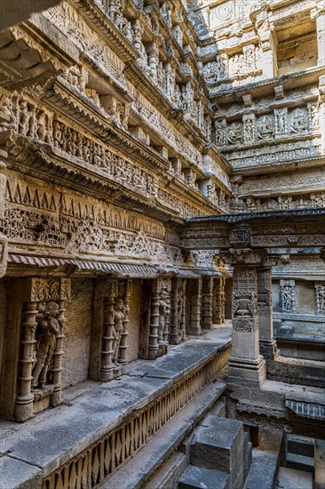 Unesco site, Rani Ki Vav, The Queen's Stepwell, Patan, Gujarat, India, Asia