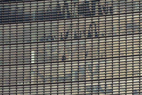 Office building skyscraper close up of window details, City of London, England, United Kingdom, Europe