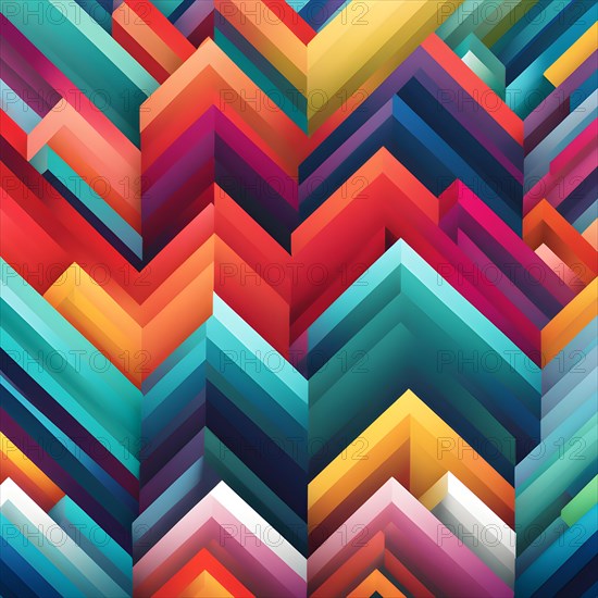 Animation incorporating vibrant colors in swirling playful patterns conveying movement, AI generated