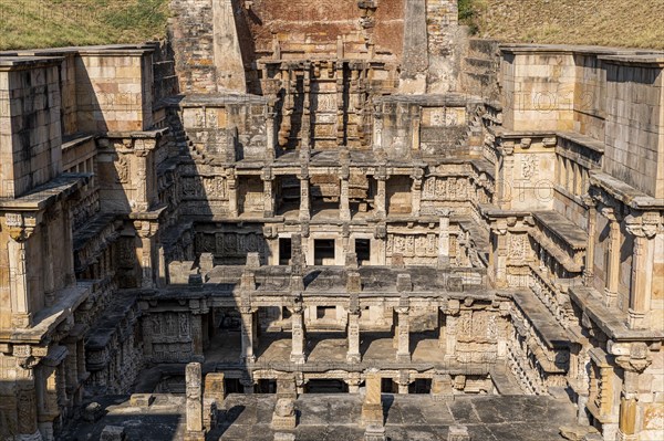 Unesco site, Rani Ki Vav, The Queen's Stepwell, Patan, Gujarat, India, Asia
