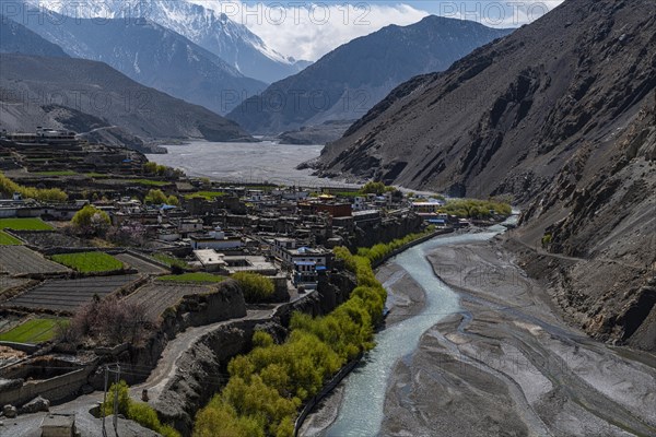 Kagbeni village, Kingdom of Mustang, Nepal, Asia