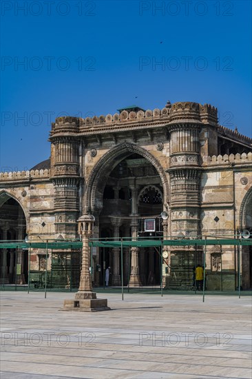 Jama mosque, Unesco site, Ahmedabad, Gujarat, India, Asia