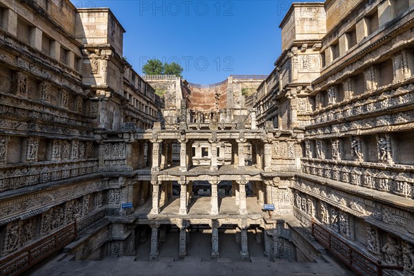 Unesco site, Rani Ki Vav, The Queen's Stepwell, Patan, Gujarat, India, Asia